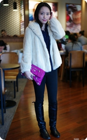 街拍长裙美眉