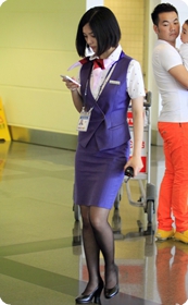 黑丝空姐制服诱惑